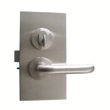 玻璃門鎖夾配6000型澳式多功能鎖